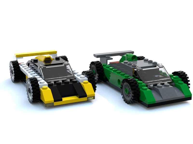 Illustration for article titled When I'm bored, I build racecars out of virtual Lego bricks